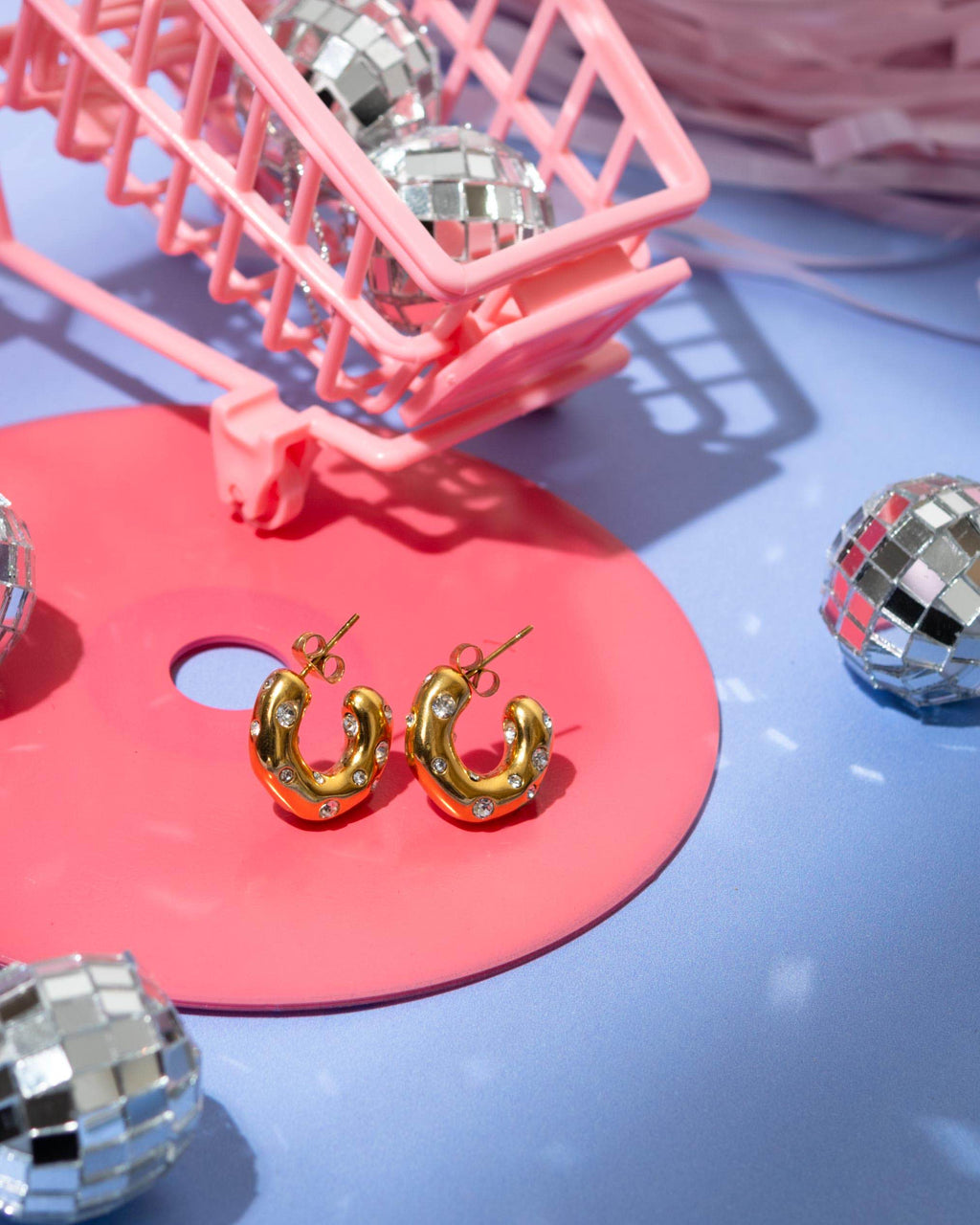 Clear Diamond Earring image 0