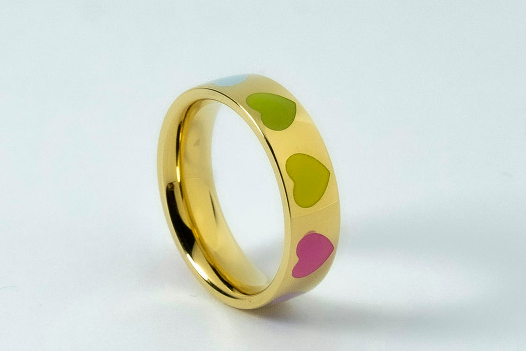 GOLD HEART RING image 0