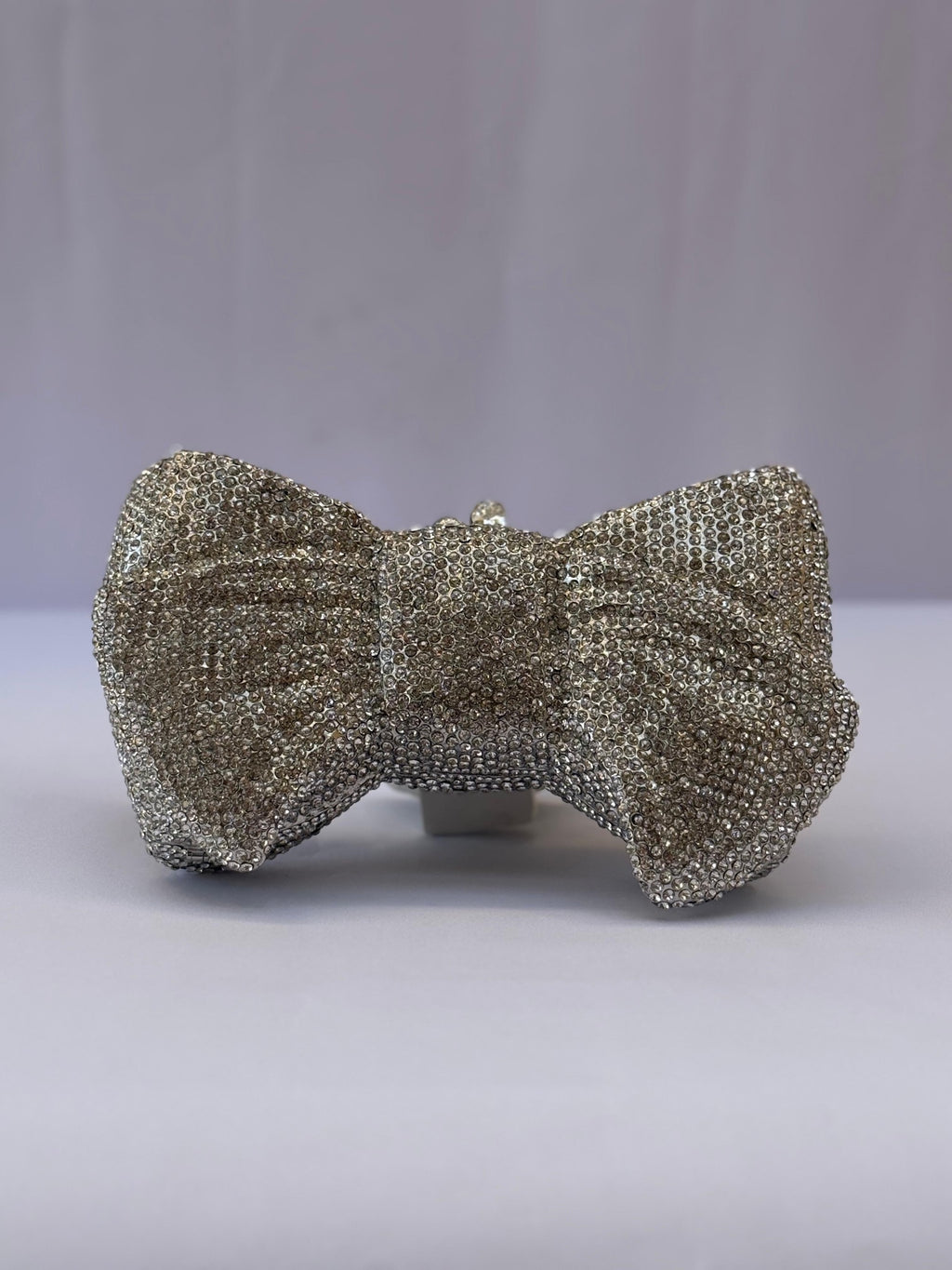VELOUR BOW CLUTCH