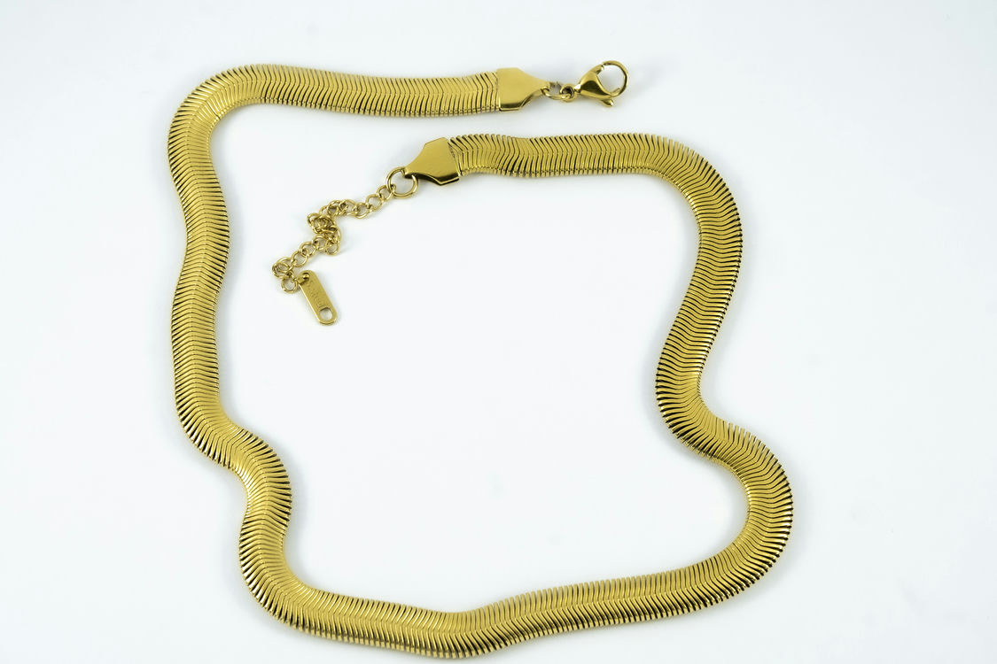 CHUNKY SNAKE NECKLACE image 1