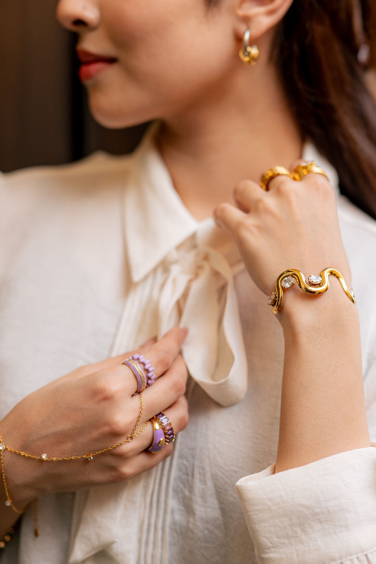 STELLA SILVER/GOLD EARRINGS