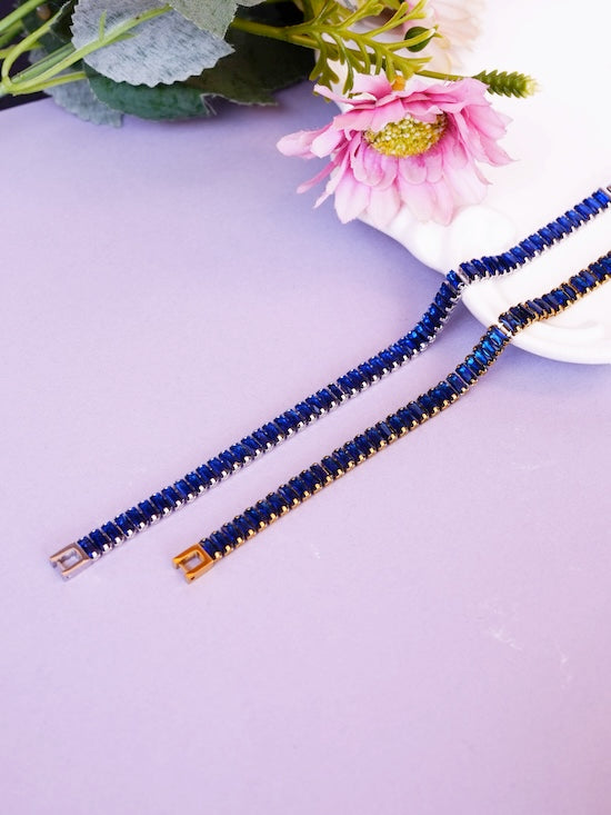 BLUE TENNIS BRACELET