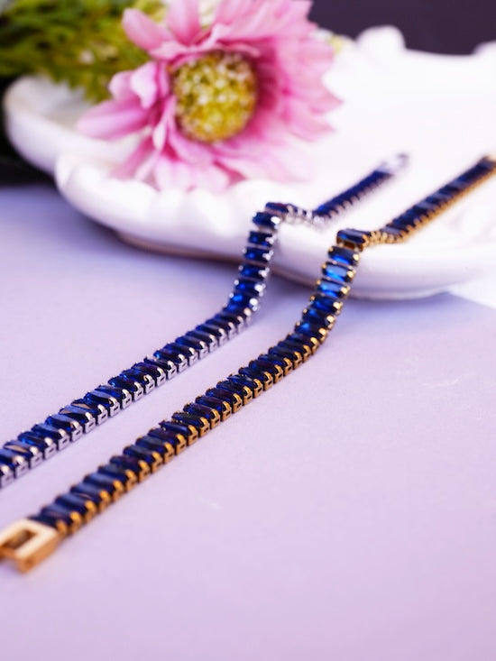 BLUE TENNIS BRACELET