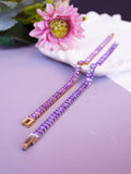 PURPLE TENNIS BRACELET