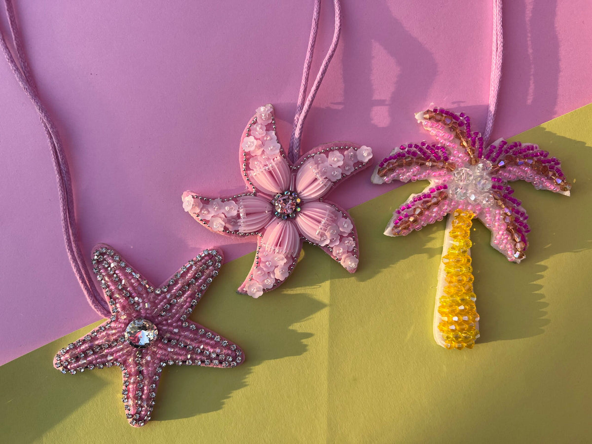 PRETTY IN PINK BAG CHARM image 0