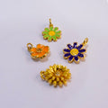 GOLD FLORAL CHARMS image 0