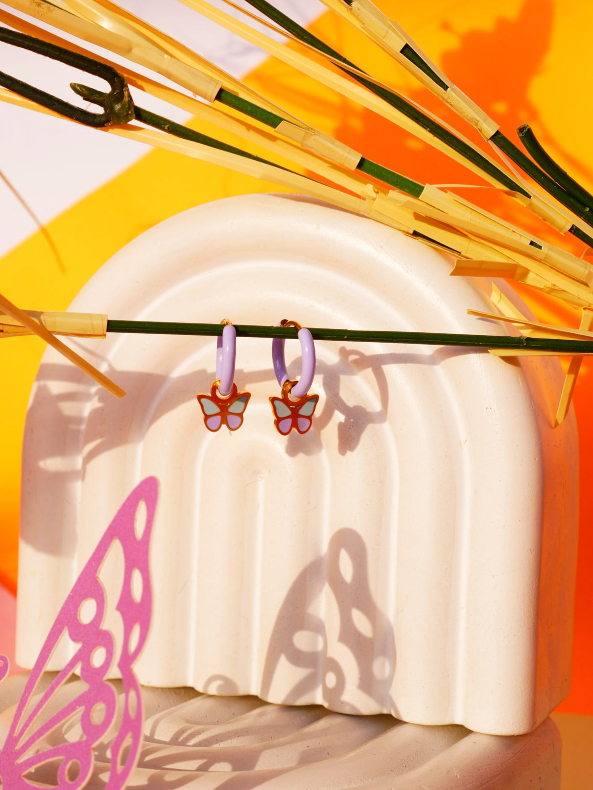 FLUTTER AND FLARE EARRINGS image 0